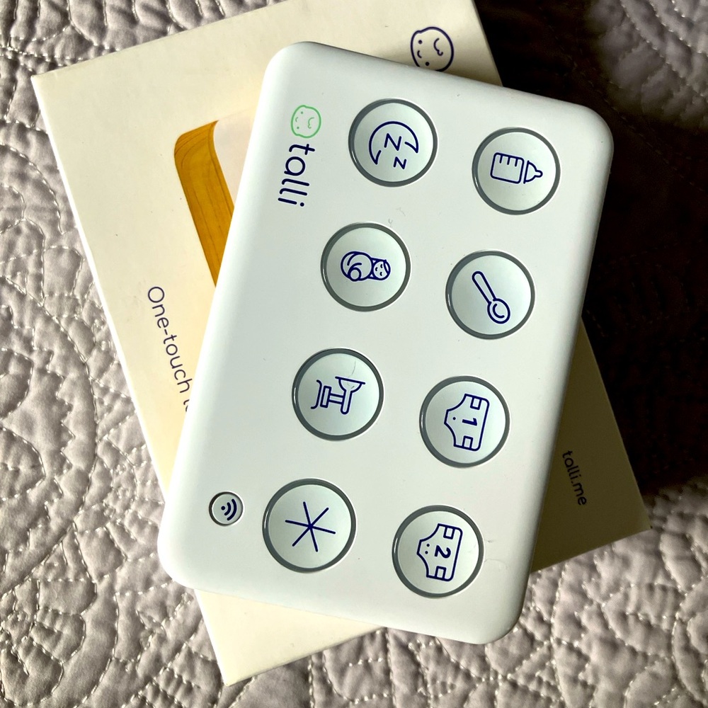 Talli Baby Activity Tracker - Tracks Baby Feeding, Sleeping, Potty LIKE NEW